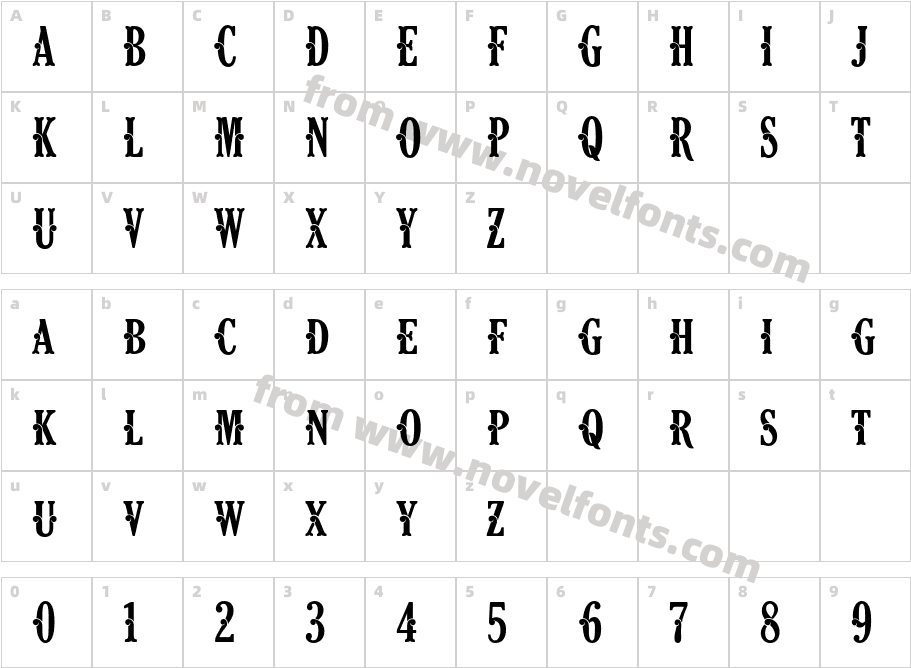 FonagoCharacter Map