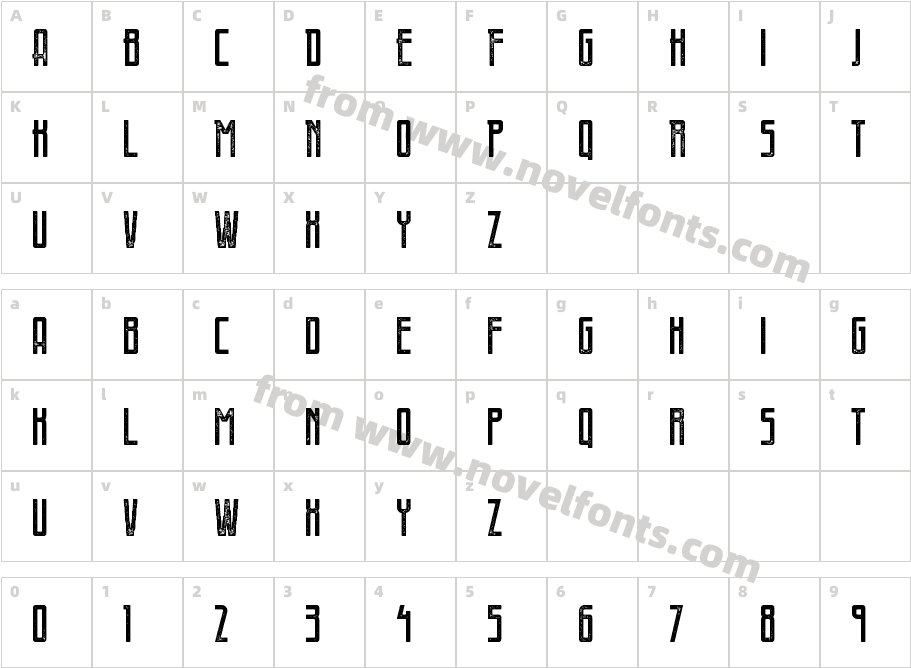 Fontaine RoughCharacter Map