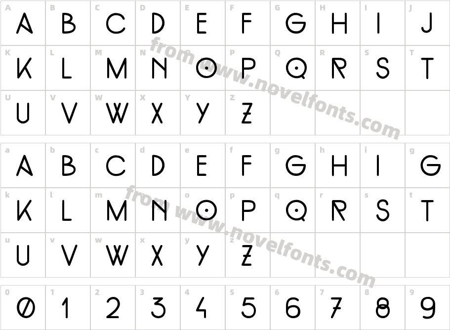 Foundation Titles HandCharacter Map