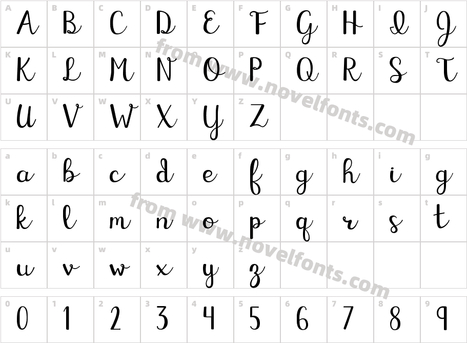 KG Eliza Schuyler ScriptCharacter Map