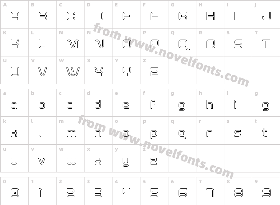 Fox on the Run OutlineCharacter Map