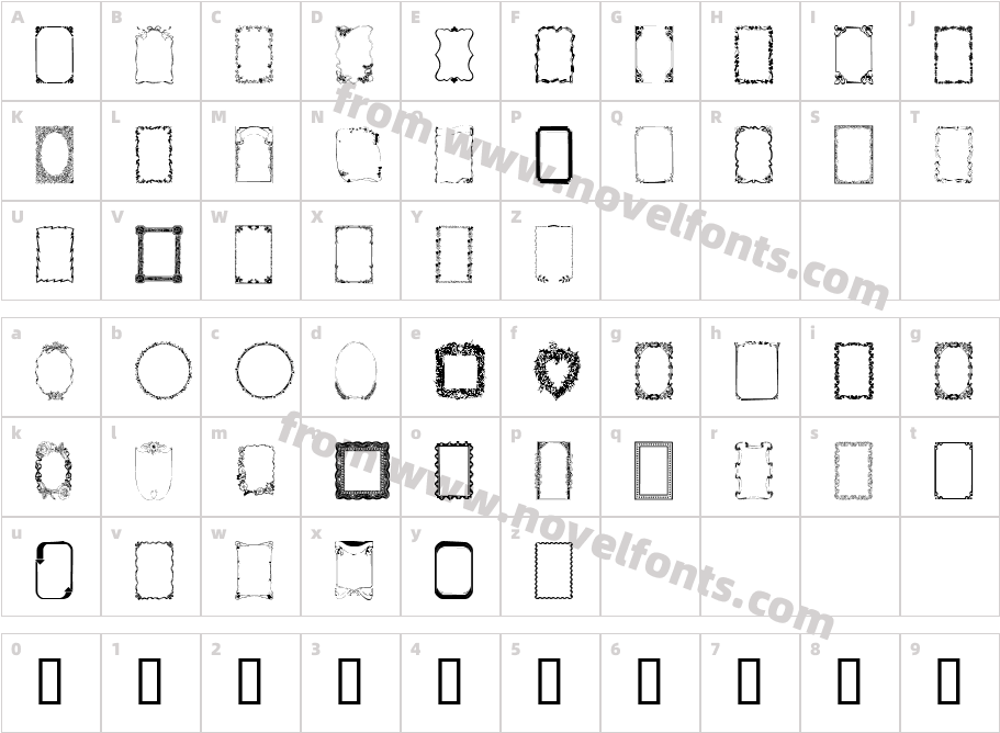 Frames1a NormalCharacter Map