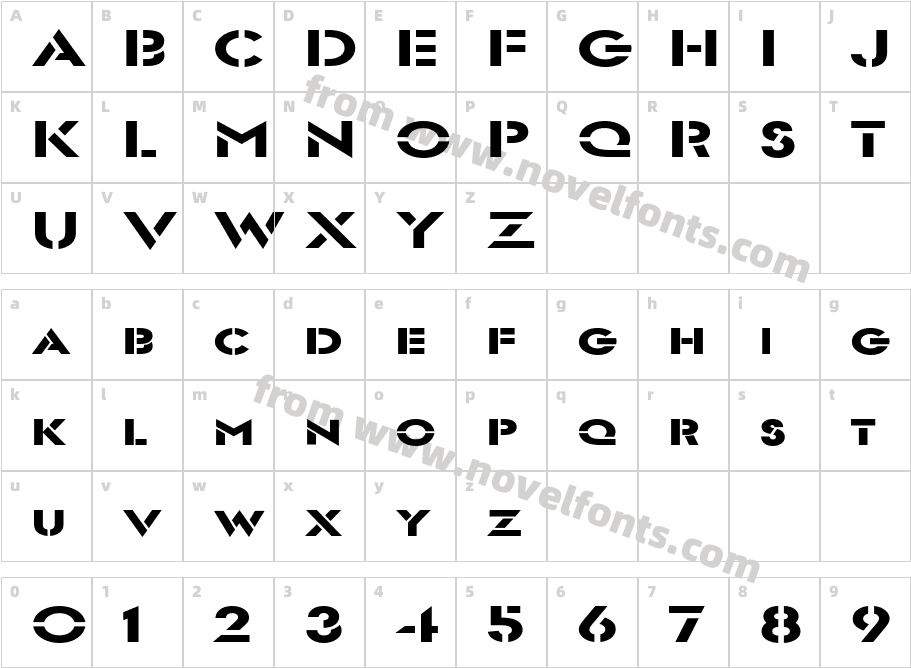 Freeport Extended RegularSWFTECharacter Map