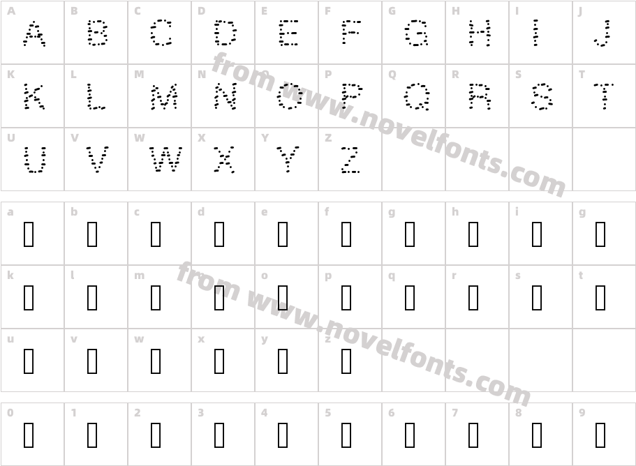 GAELL Enumber9Character Map