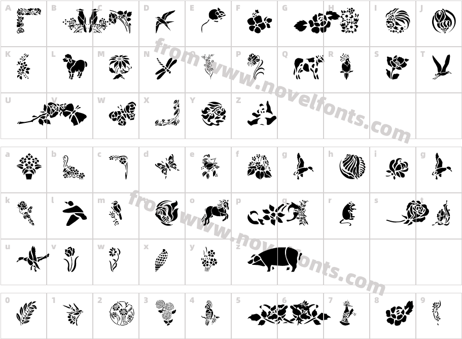 GE Elements of Nature ICharacter Map