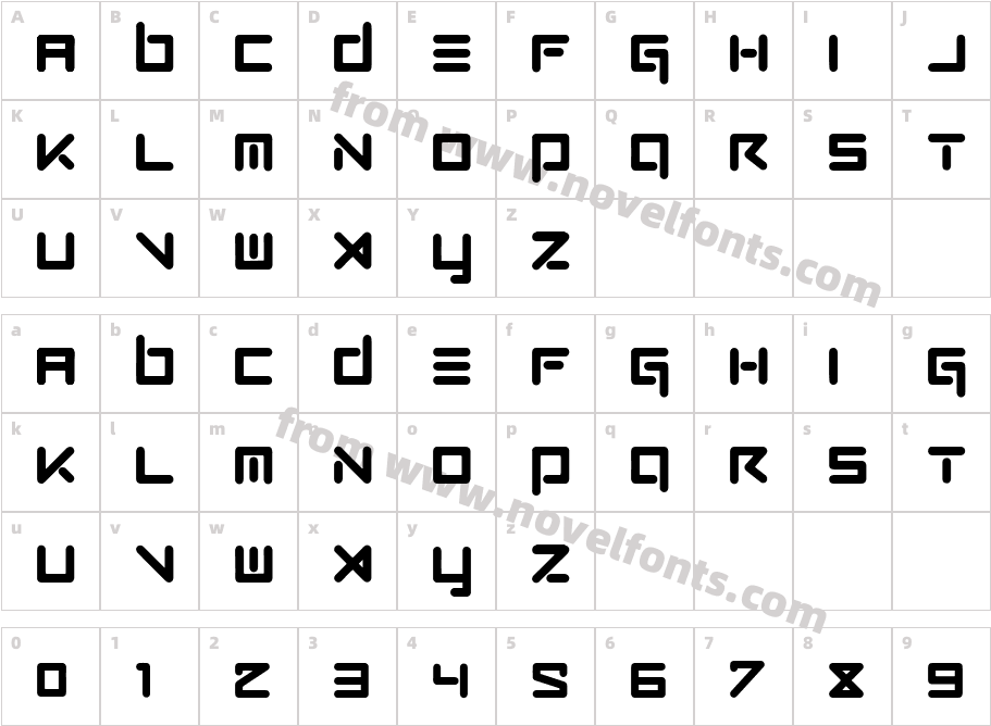 GOZBER GOZBERCharacter Map
