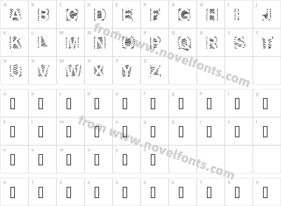 Gaelle Number6Character Map