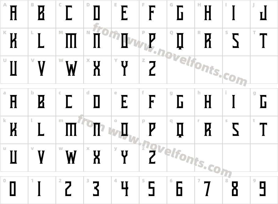 Gauntlet2Character Map
