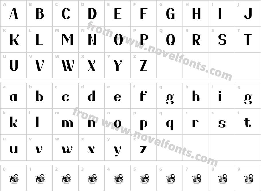 Gediya RegularCharacter Map
