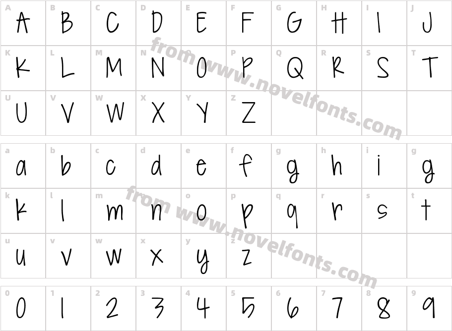 KG Seven SixteenCharacter Map