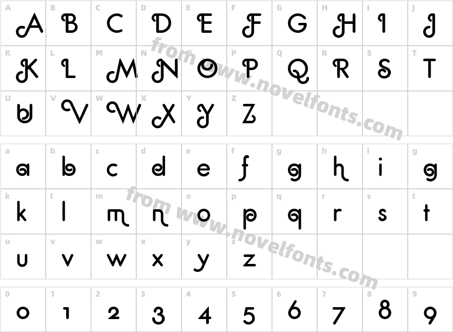 Geometa Rounded DecoCharacter Map