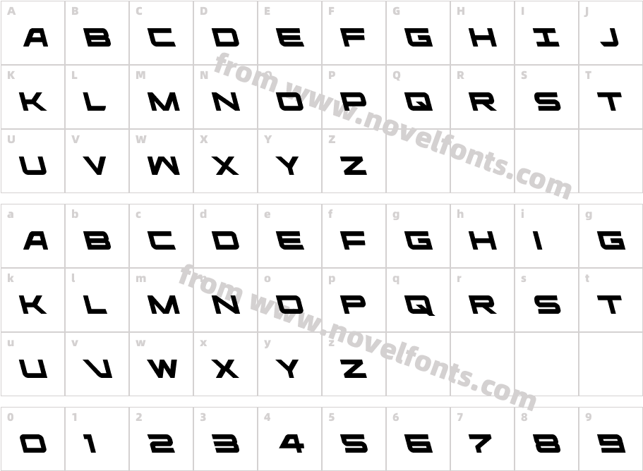 Ghost Clan LeftalicCharacter Map