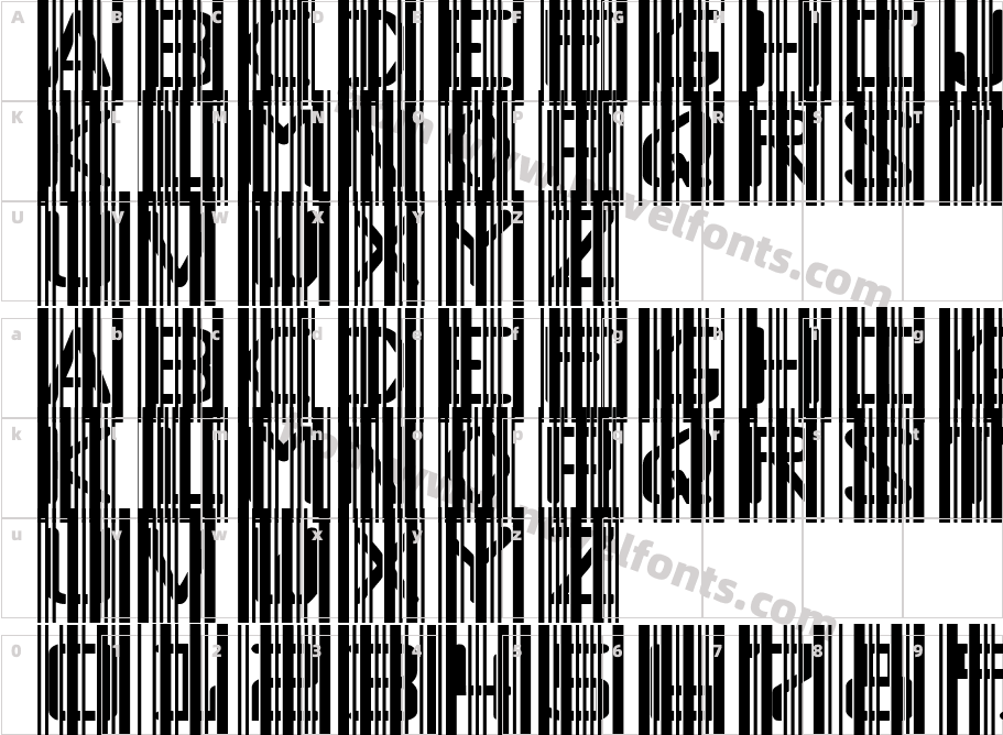 Ghost CodeCharacter Map