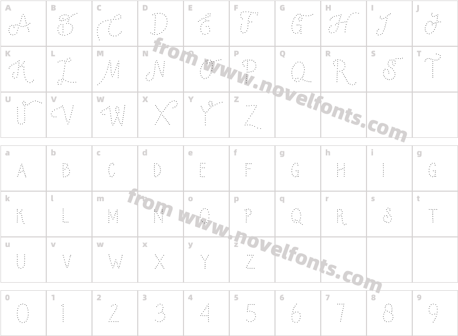 Ginusto San DotCharacter Map