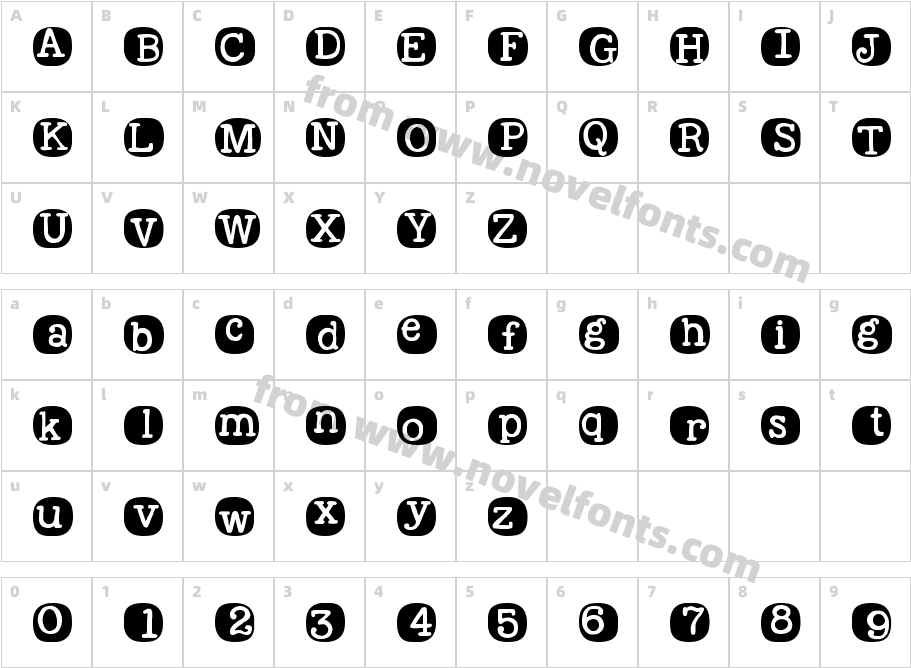 KG Wake Me UpCharacter Map