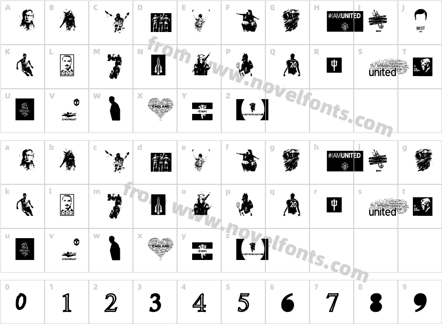 KH-NITH MUFANCharacter Map