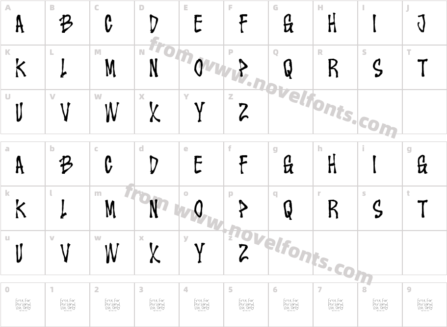 Gritluef DemoCharacter Map