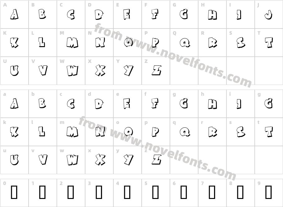 KR Bite MeCharacter Map