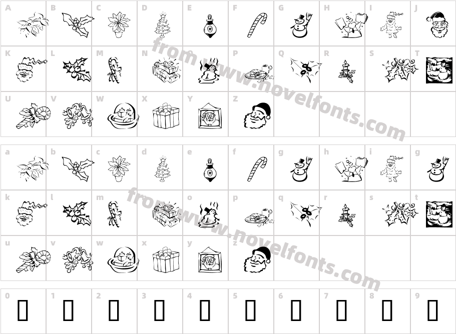 KR Christmas Dings 2004 FiveCharacter Map