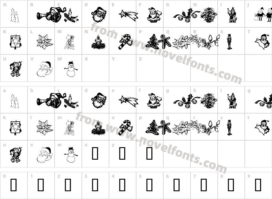 KR Christmas Dings 2004 SixCharacter Map