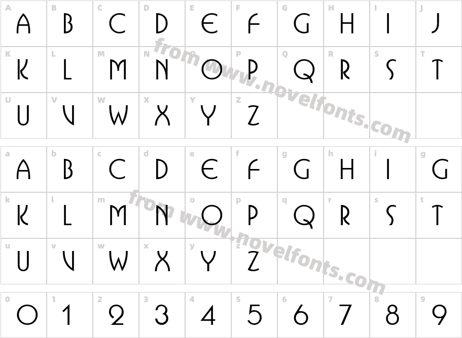 HalfmoonCharacter Map