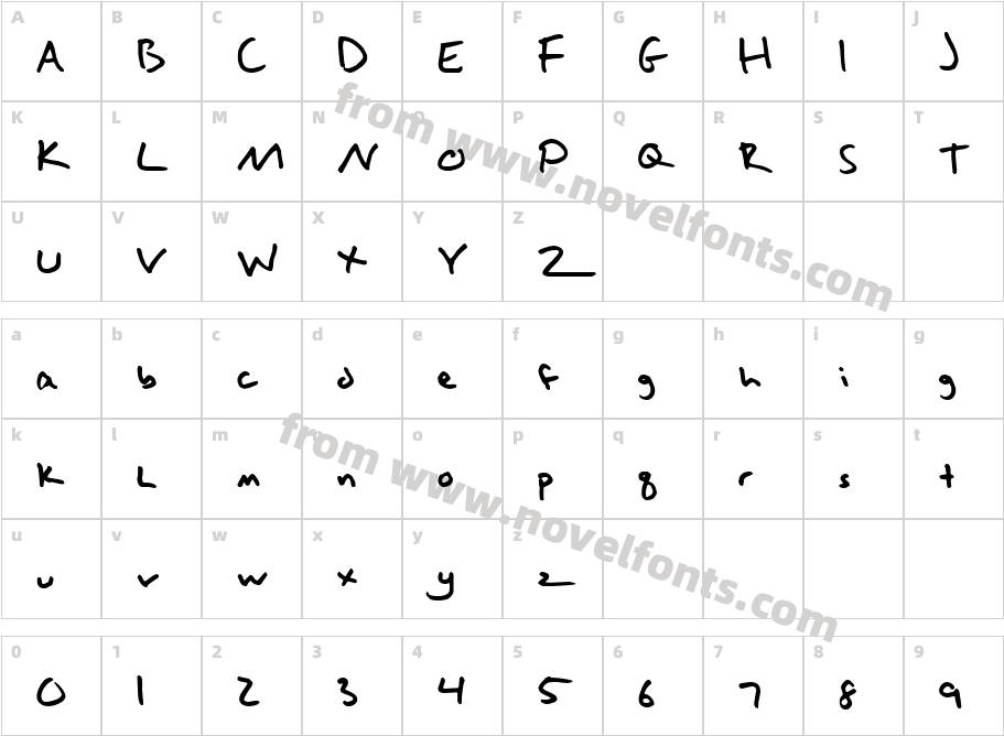 HalliseyCharacter Map
