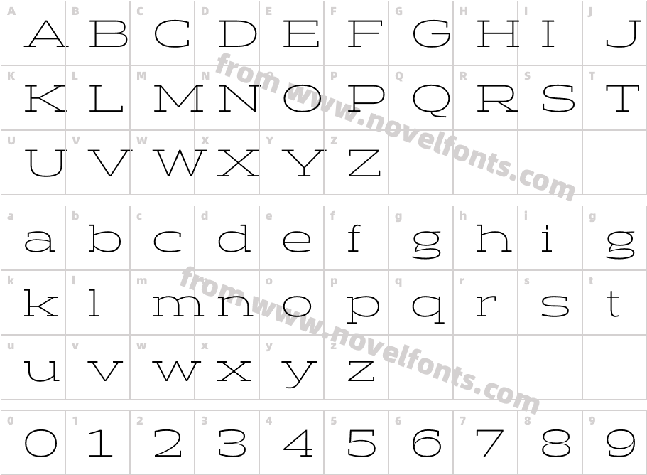 Halogen Slab ThinCharacter Map