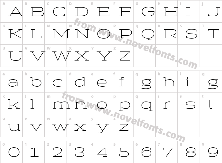 Halogen Slab ThinCharacter Map