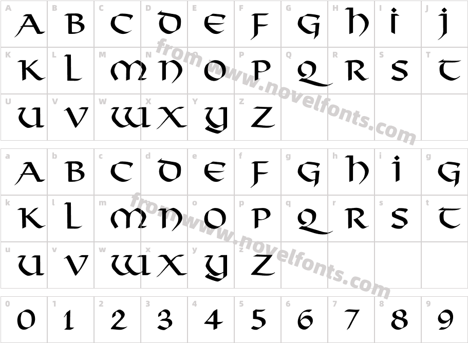 Hargus NormalCharacter Map