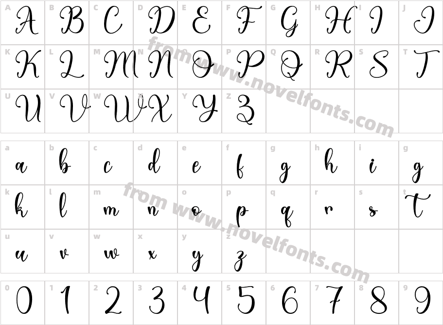 Hay Santa Personal UseCharacter Map