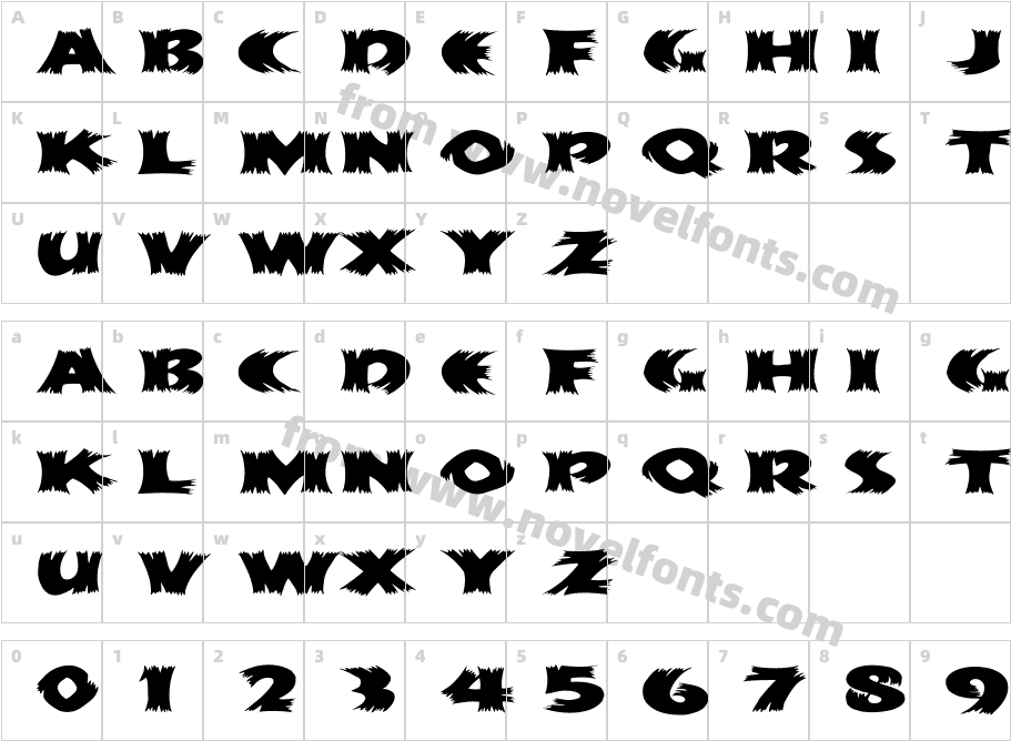 Hay Stack MF WideCharacter Map