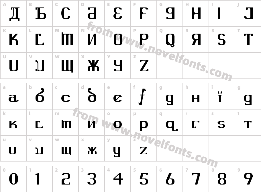 KREMLIN ADVISORCharacter Map