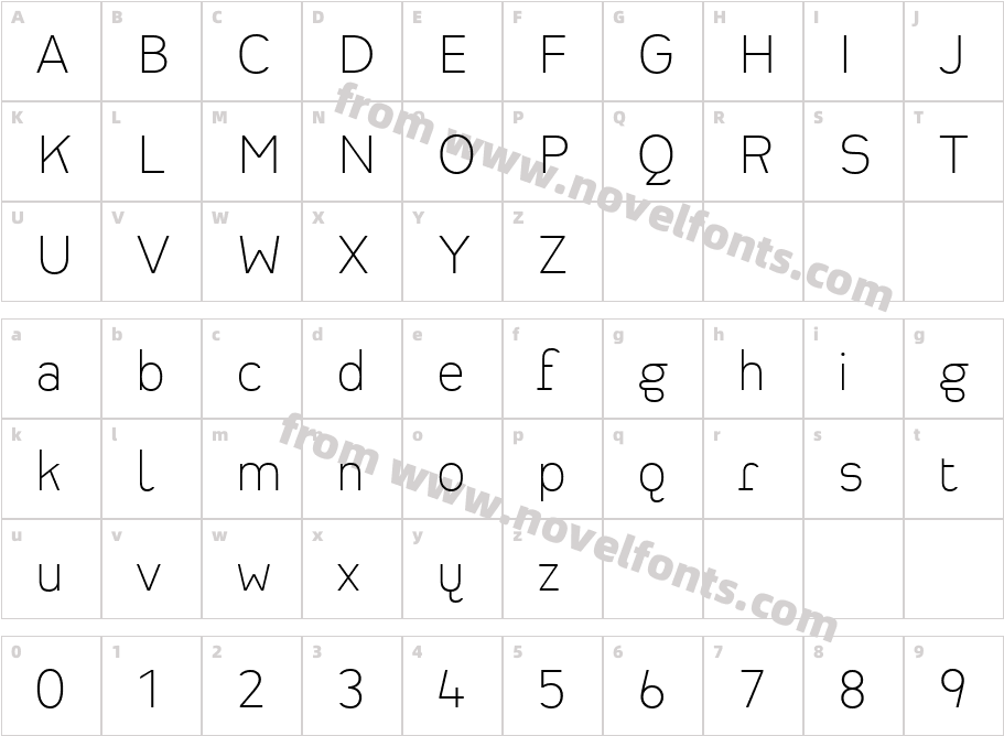 Heimat Sans Regular 2Character Map
