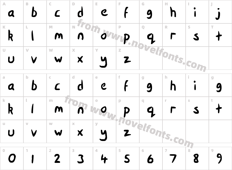 Hello EarthlingCharacter Map