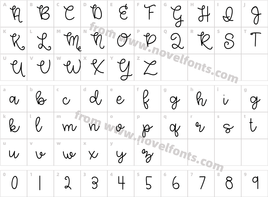 Hello MorganCharacter Map