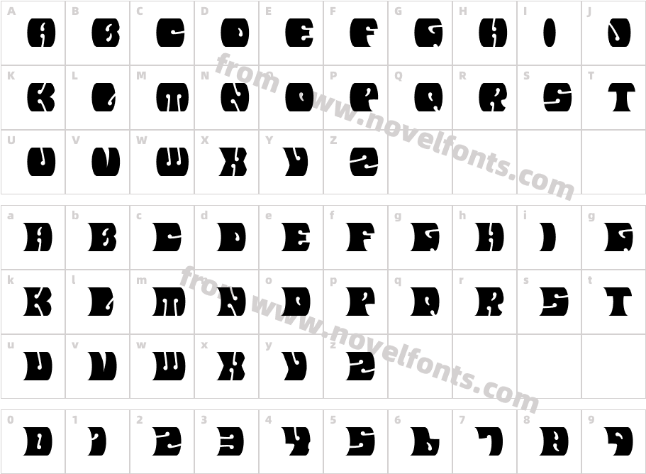 HofmannCharacter Map