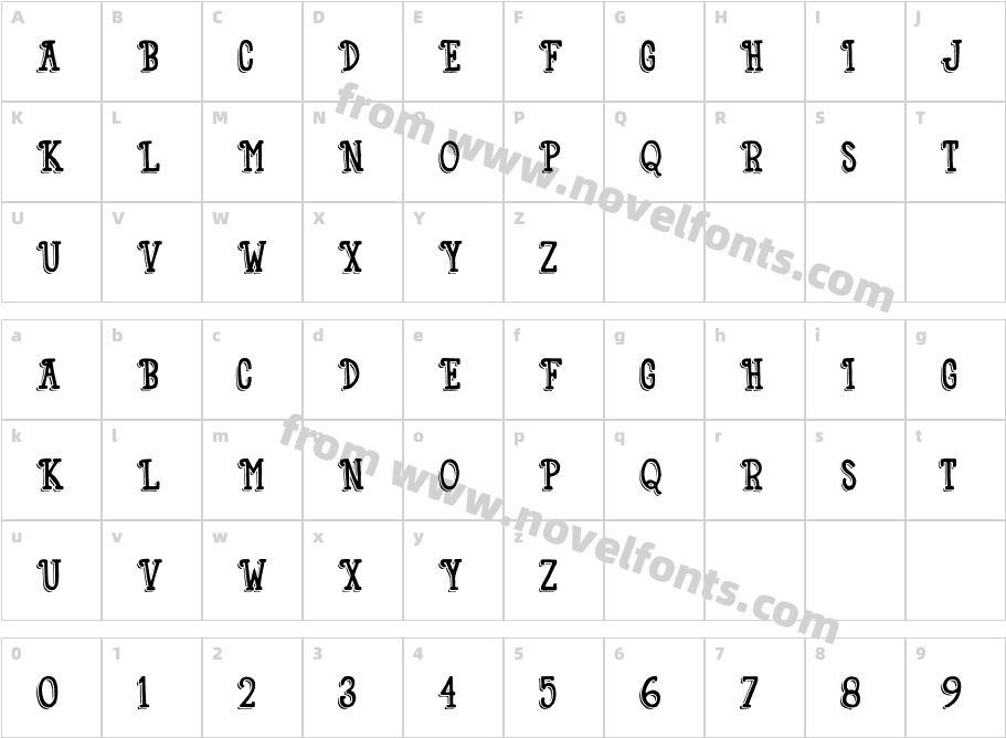 Houden ShadeCharacter Map
