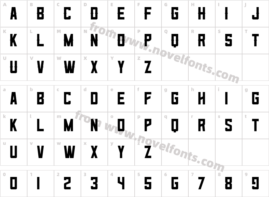 HoverageCharacter Map