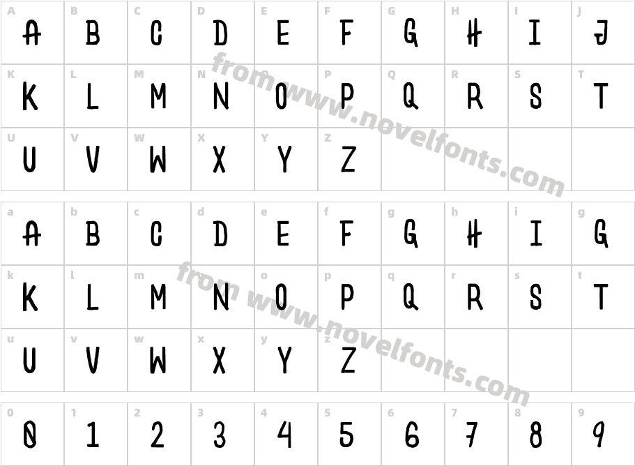 HugeCharacter Map