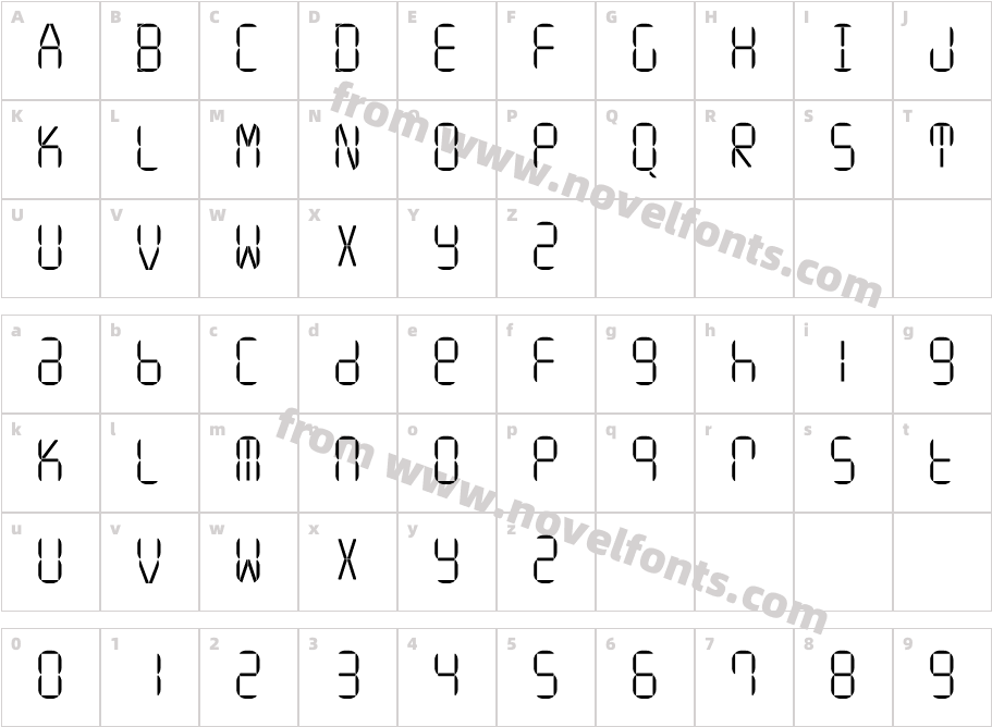 IONA ThinCharacter Map