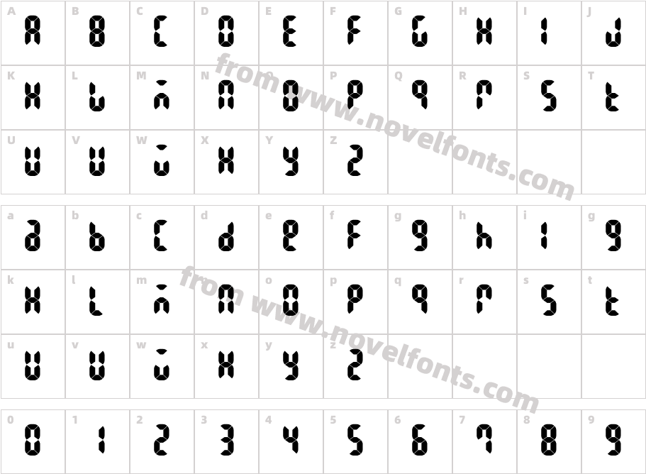 IONA U1Character Map