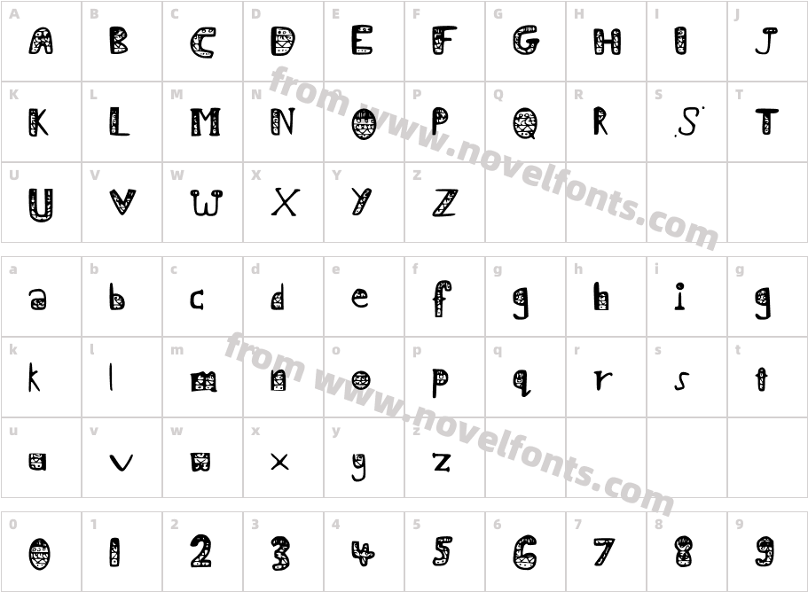 I_like_foodCharacter Map