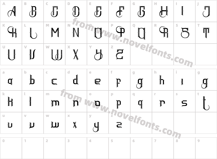 Inlander Batavia StripCharacter Map