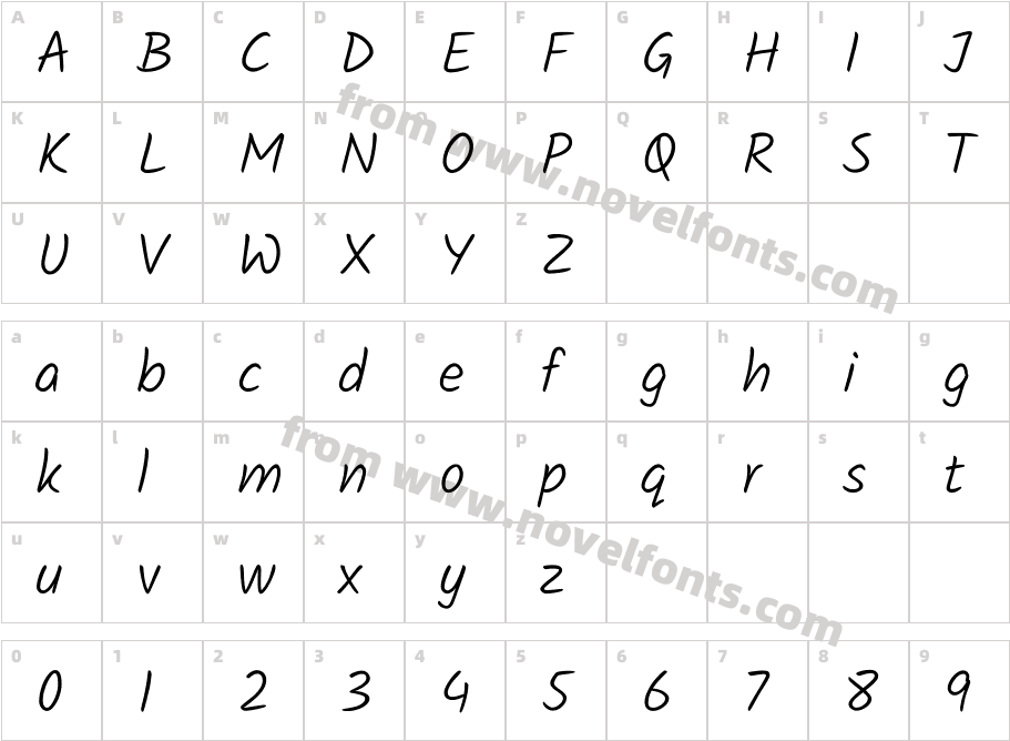 Kalam LightCharacter Map