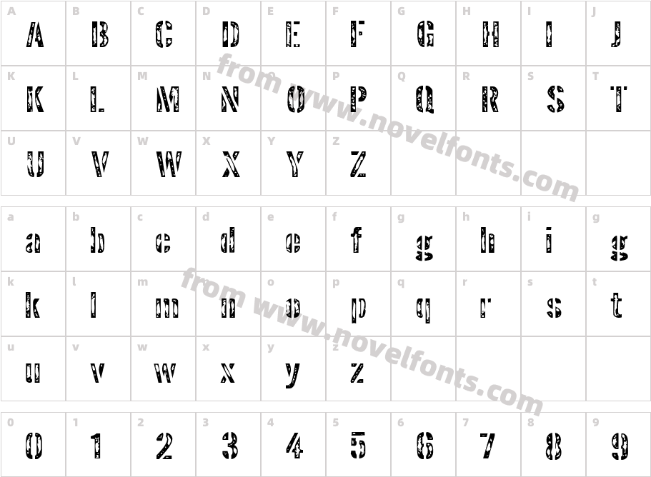 JI EstralCharacter Map