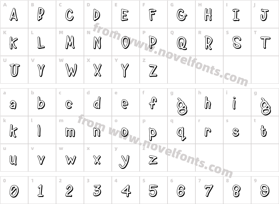 JI HalvasCharacter Map