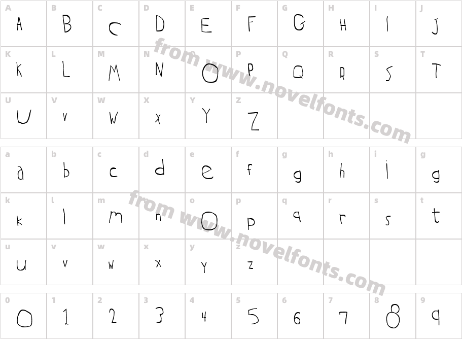 JI MarlinCharacter Map