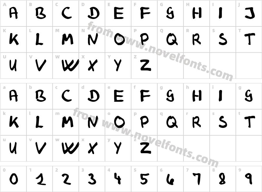 JI PatineCharacter Map