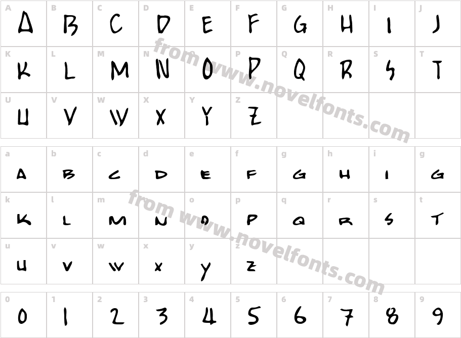 JI PeaveyCharacter Map