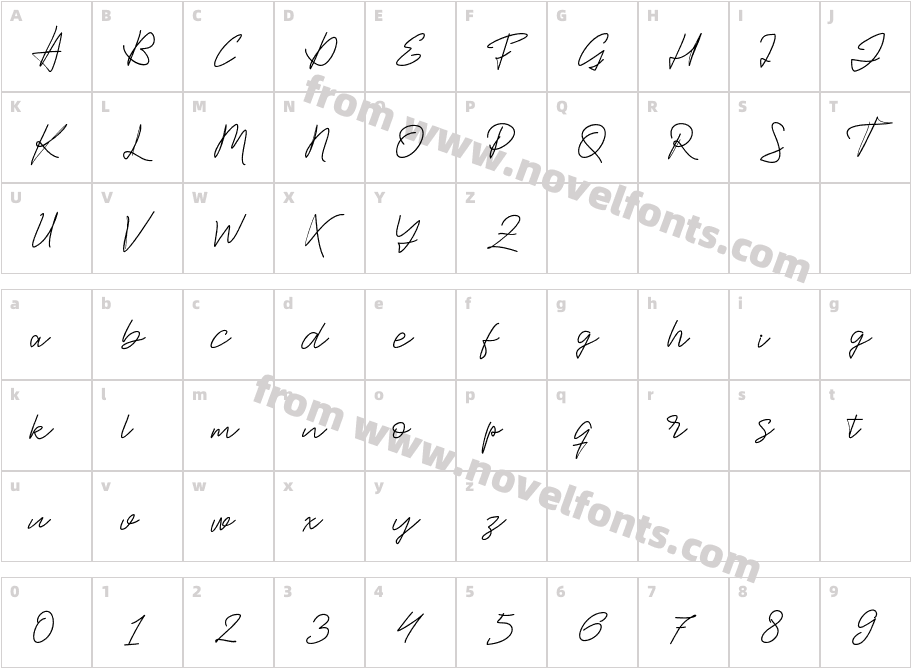 Jackson ScriptCharacter Map